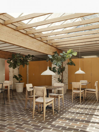 Westwing Silla De Madera De Roble Con Asiento Trenzado C-Chair