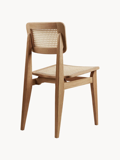 Westwing Silla De Madera De Roble Con Tejido Vienés C-Chair
