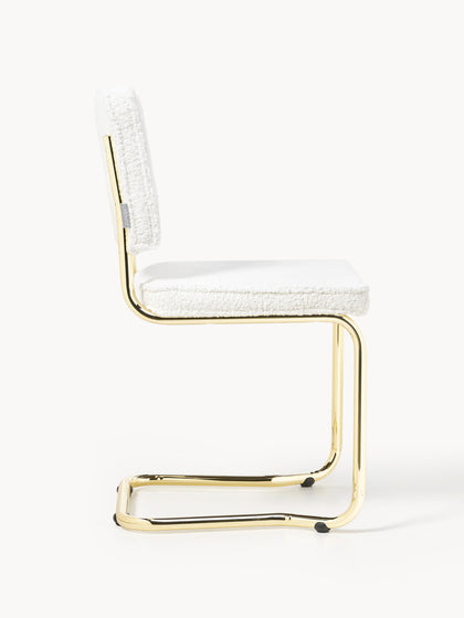 Westwing Sillas Cantilever De Borreguillo Kink 2 Uds