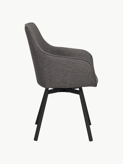 Westwing Sillas Con Reposabrazos Giratorias Alison 2 Uds