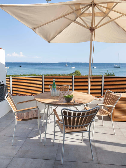 Westwing Sillas De Exterior De Madera De Teca Ellen 2 Uds