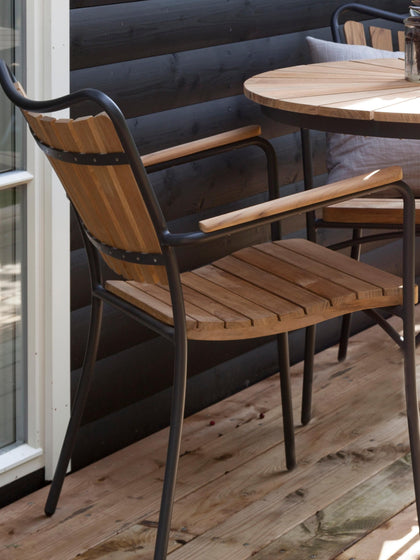 Westwing Sillas De Exterior De Madera De Teca Ellen 2 Uds