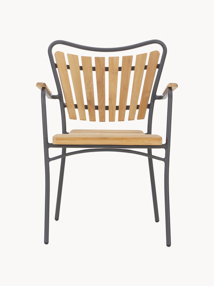 Westwing Sillas De Exterior De Madera De Teca Ellen 2 Uds