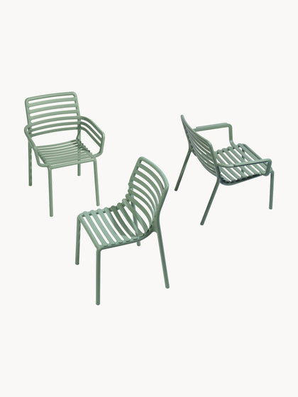 Westwing Sillas De Jardín Apilables Con Reposabrazos Doga 2 Uds