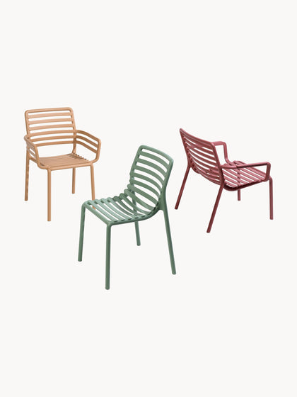 Westwing Sillas De Jardín Apilables Con Reposabrazos Doga 2 Uds