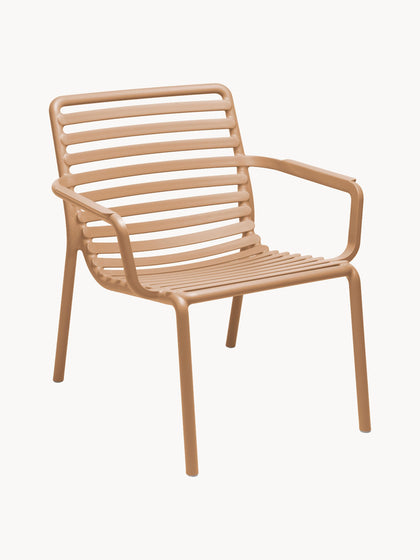 Westwing Sillas de jardín apilables con reposabrazos Doga 2 uds