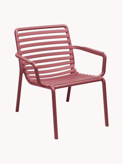 Westwing Sillas de jardín apilables con reposabrazos Doga 2 uds