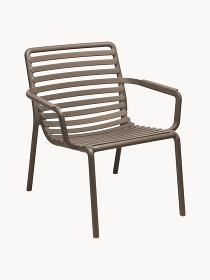 Westwing Sillas de jardín apilables con reposabrazos Doga 2 uds