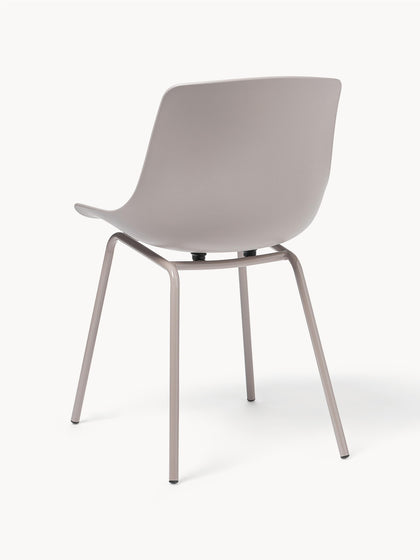 Westwing Sillas De Plástico Con Patas De Metal Joe 2 uds