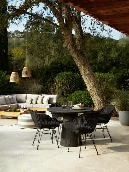 Westwing Sillas De Ratán Con Reposabrazos Costa 2 uds