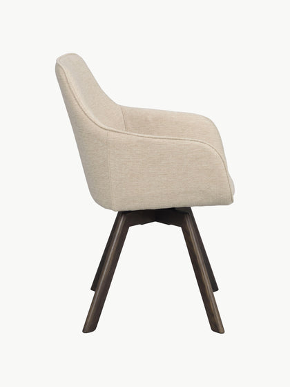 Westwing Sillas Giratorias Con Reposabrazos Alison 2 Uds