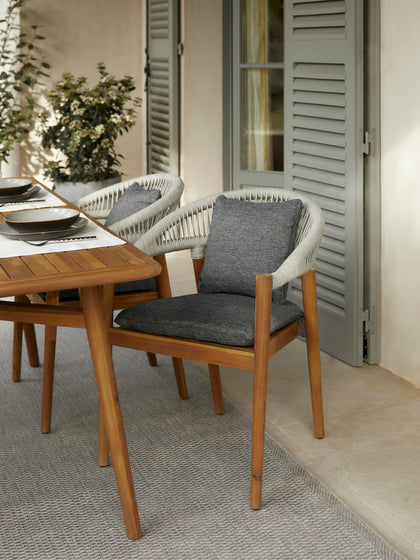 Westwing Sillas Para Exterior De Madera De Acacia Marc 2 uds