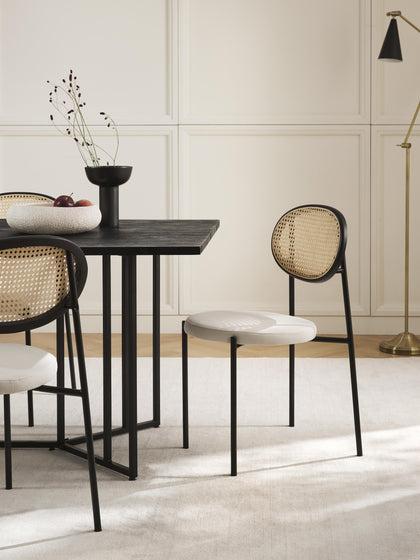 Westwing Sillas Tapizadas Con Tejido Vienés Remy 2 uds