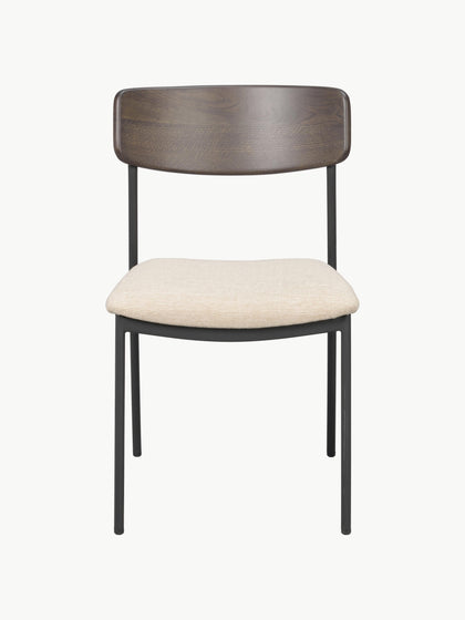 Westwing Sillas Tapizadas De Madera De Roble Maymont 2 Uds