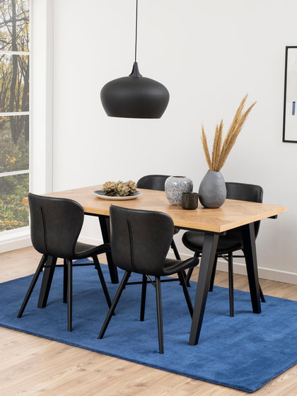 Westwing Sillas Tapizadas En Cuero Sintético Batilda 2 uds