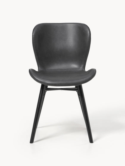 Westwing Sillas Tapizadas En Cuero Sintético Batilda 2 uds