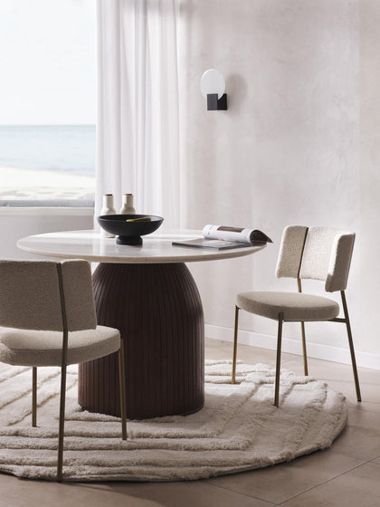 Westwing Sillas Tapizadas En Tejido Bouclé Samantha 2 Uds