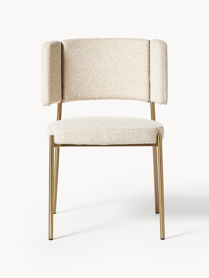 Westwing Sillas Tapizadas En Tejido Bouclé Samantha 2 Uds