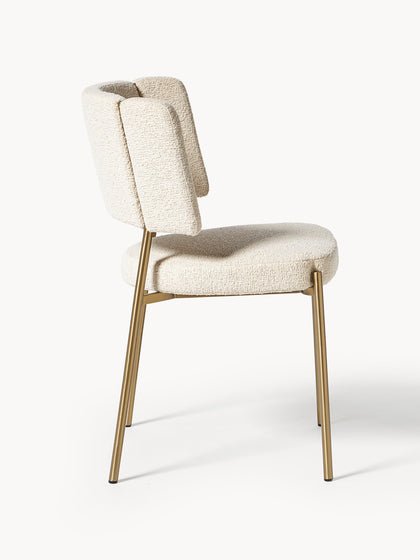 Westwing Sillas Tapizadas En Tejido Bouclé Samantha 2 Uds