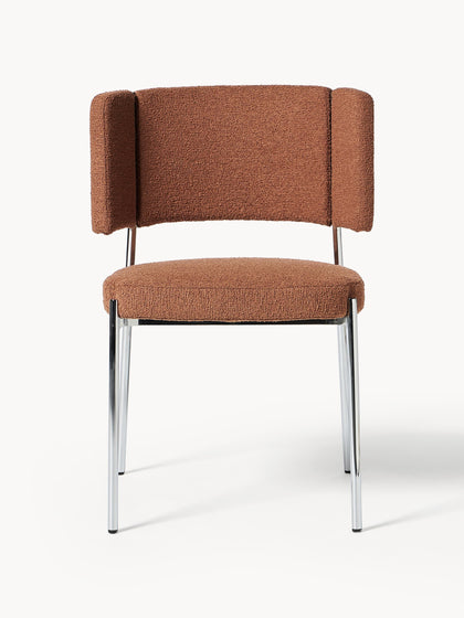 Westwing Sillas Tapizadas En Tejido Bouclé Samantha 2 uds