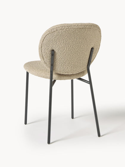 Westwing Sillas Tapizadas En Tejido Bouclé Ulrica 2 uds