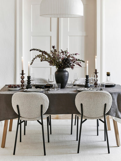 Westwing Sillas Tapizadas En Tejido Bouclé Ulrica 2 uds