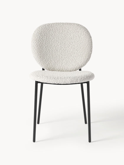 Westwing Sillas Tapizadas En Tejido Bouclé Ulrica 2 uds