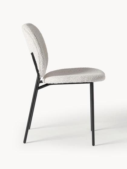 Westwing Sillas Tapizadas En Tejido Bouclé Ulrica 2 uds