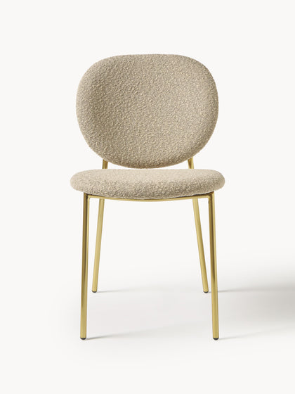 Westwing Sillas Tapizadas En Tejido Bouclé Ulrica 2 uds