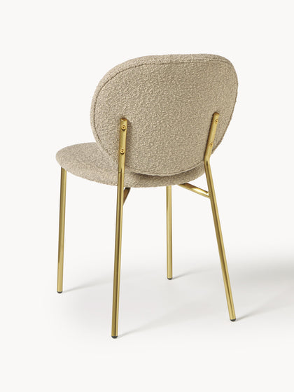 Westwing Sillas Tapizadas En Tejido Bouclé Ulrica 2 uds