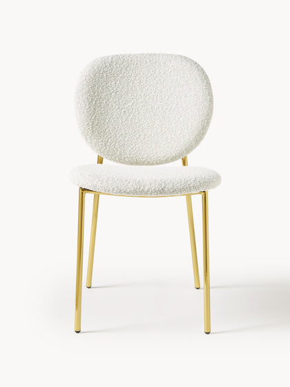 Westwing Sillas Tapizadas En Tejido Bouclé Ulrica 2 uds