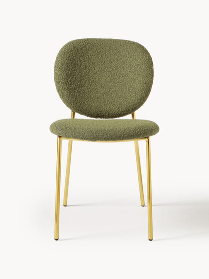 Westwing Sillas Tapizadas En Tejido Bouclé Ulrica 2 uds