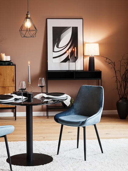 Westwing Sillas Tapizadas En Terciopelo Sierra 2 uds