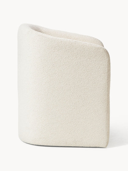 Westwing Sillón Con Reposabrazos En Tejido Bouclé Mairo