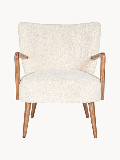 Westwing Sillón De Borreguillo Con Reposabrazos Moritz