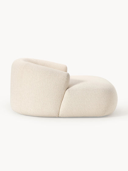 Westwing Sillón Lounge Grande En Tejido Bouclé Sofia