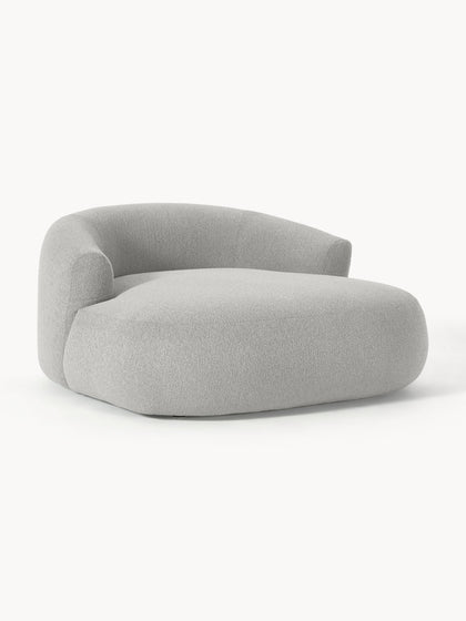 Westwing Sillón Lounge Grande En Tejido Bouclé Sofia