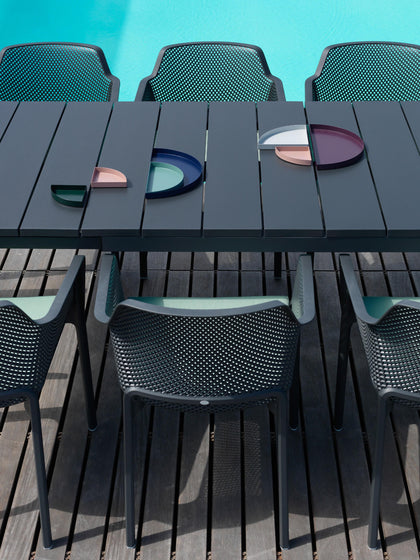 Westwing Sillones De Jardín Apilables Con Reposabrazos Net 2 Uds