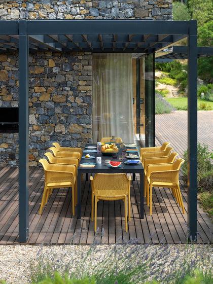 Westwing Sillones De Jardín Apilables Con Reposabrazos Net 2 Uds