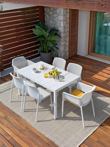 Westwing Sillones De Jardín Apilables Con Reposabrazos Net 2 Uds