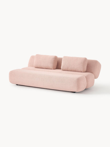 Westwing Sofá Cama En Borreguillo Caterpillar (3 plazas)
