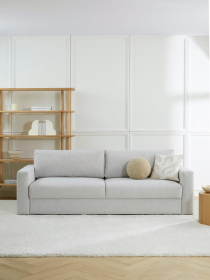 Westwing Sofá Cama Tasha (3 plazas) Con Espacio De Almacenamiento