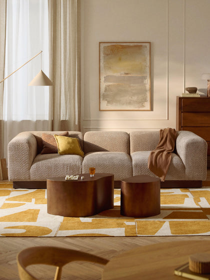 Westwing Sofá Modular De Borreguillo Bouclé Natalie (3 Plazas)