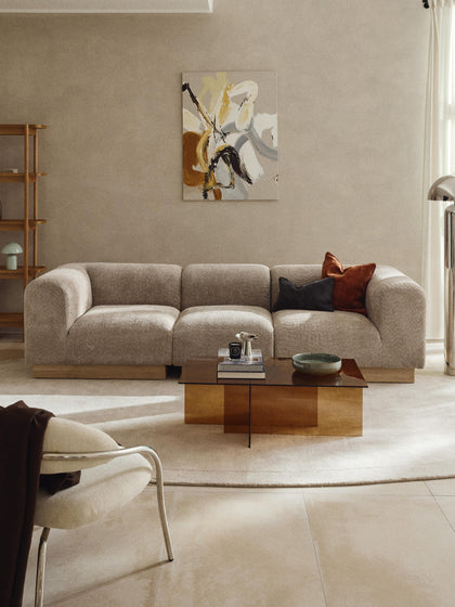 Westwing Sofá Modular De Borreguillo Bouclé Natalie (3 Plazas)