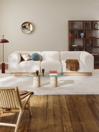 Westwing Sofá Modular De Borreguillo Bouclé Natalie (3 Plazas)