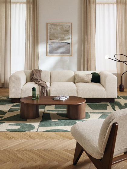 Westwing Sofá Modular De Borreguillo Bouclé Natalie (3 Plazas)