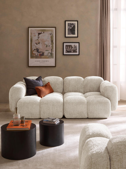 Westwing Sofá Modular De Borreguillo Bouclé Tayla (3 Plazas)