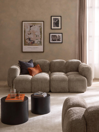 Westwing Sofá Modular De Borreguillo Bouclé Tayla (3 Plazas)