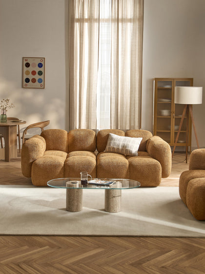 Westwing Sofá Modular De Borreguillo Bouclé Tayla (3 Plazas)