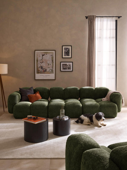 Westwing Sofá Modular De Borreguillo Bouclé Tayla (4 Plazas)